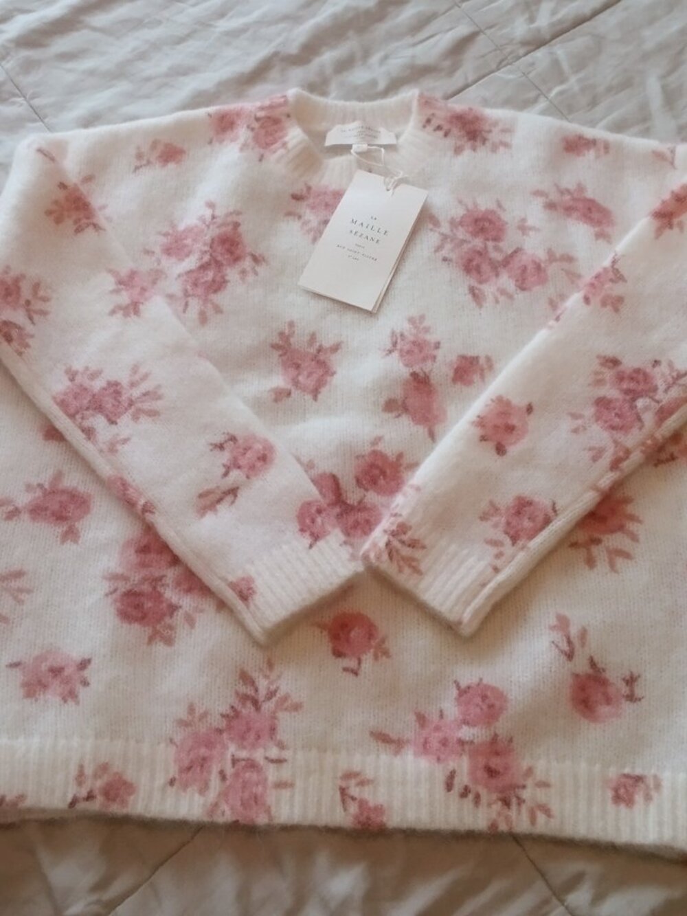 Sezane Eloisa Petite Fleur Jumper NWT Xs